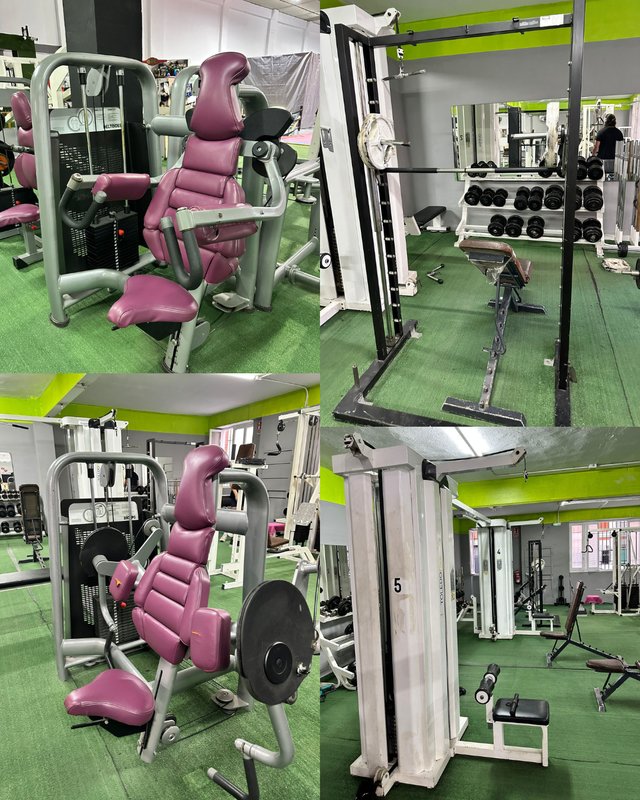 Lote Completo Maquinaria de Gimnasio Profesional
