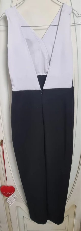 Abito elegante bianco e nero