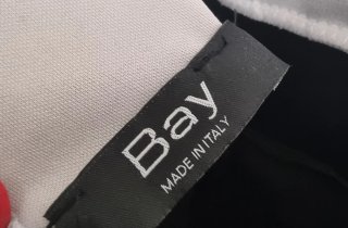 Abito elegante bianco e nero