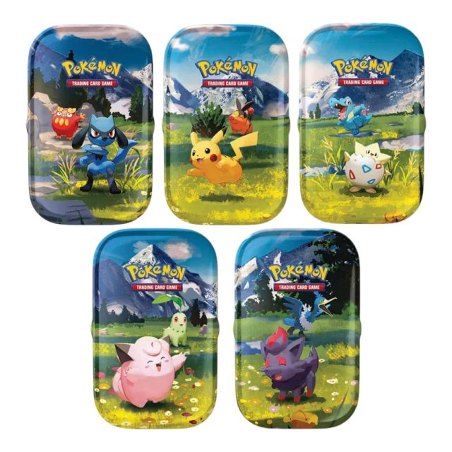 Mini Lata Héroes Ascendentes Español Pokémon TCG