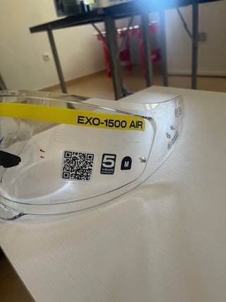 Visera Scorpion EXO-1500 AIR Transparente