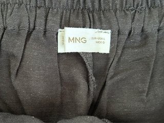 Pantalón pareo negro ancho y fresco