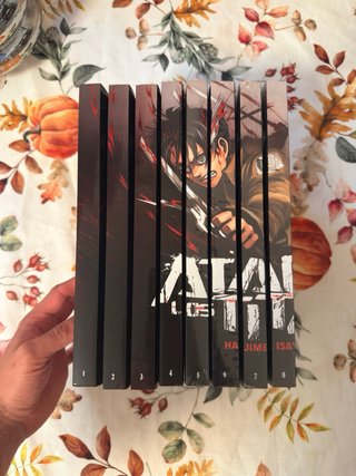 Mangas de Ataque a los titanes (8 tomos)