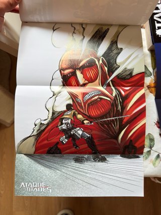 Mangas de Ataque a los titanes (5 tomos)