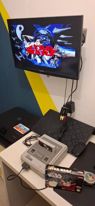 Super Star Wars SNES super nintendo boxato complet