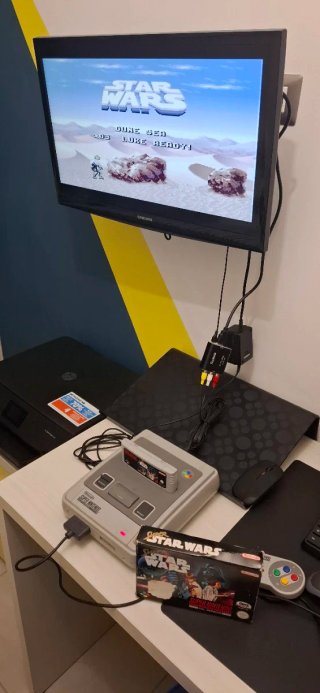 Super Star Wars SNES super nintendo boxato complet