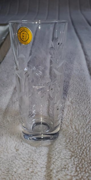 Set 6 bicchieri cristallo vintage anni '80 rari