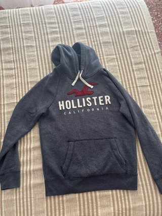 Sudadera Hollister Hombre Talla M Gris