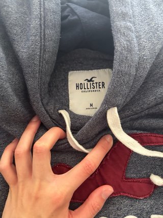 Sudadera Hollister Hombre Talla M Gris