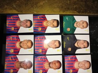 14 Postales Oficiales FC Barcelona. 2011-2012.