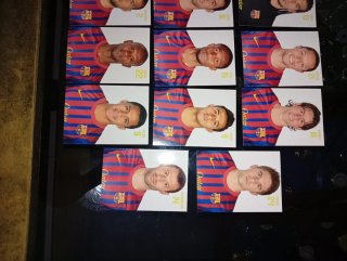 14 Postales Oficiales FC Barcelona. 2011-2012.