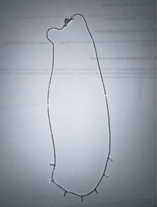 Cadena de plata para mujer
