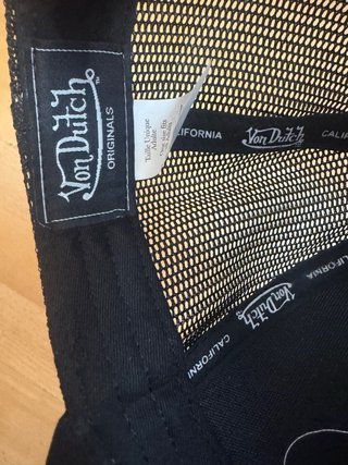Gorra Von Dutch Negra Multicolor