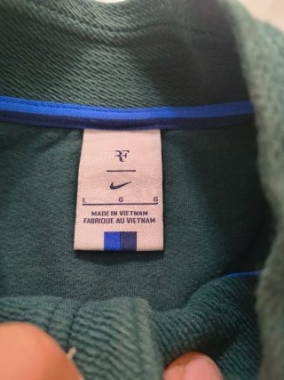 Nike RF Roger Federer Giacca Full Zip Verde