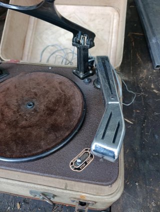 Giradischi portatile vintage retrò