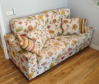Sofá cama 135 apertura italiana diseño y Fabr. ESP