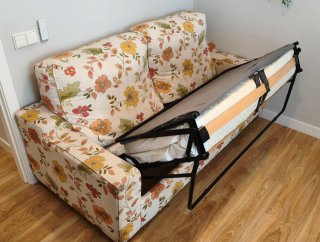 Sofá cama 135 apertura italiana diseño y Fabr. ESP