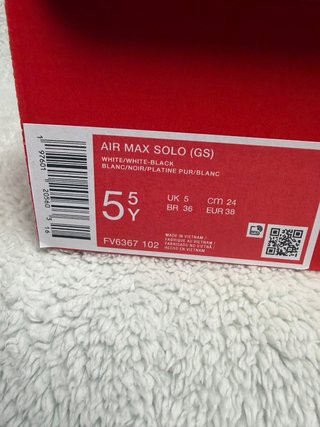 Nike Air Max Solo Talla 38