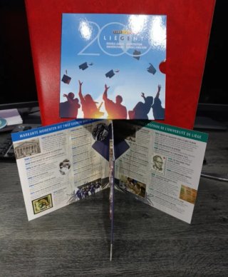 Set 2 conmemorativas + 8 valores Bélgica año 2017