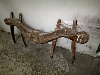 2 Yugos de madera para Carro