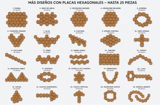 Paneles Madera Hexagonales Decorativos
