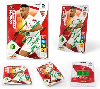 Carta Adrenalyn Tecatito Corona Firmada