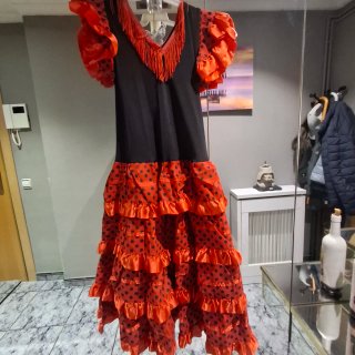 Vestido Sevillana Talla 10 Años