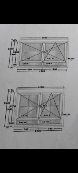 Ventanas desmontadas con persiana
