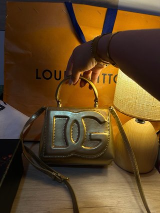 Borsa Dolce & Gabbana Dorata Donna