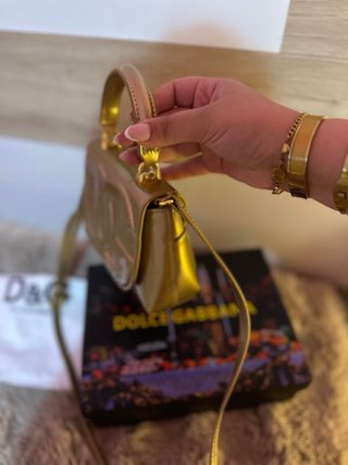 Borsa Dolce & Gabbana Dorata Donna