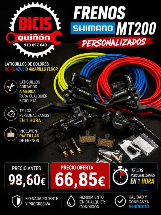 Frenos Shimano MT200 Personalizados