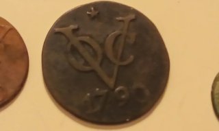 Lote 3 monedas antiguas 1790