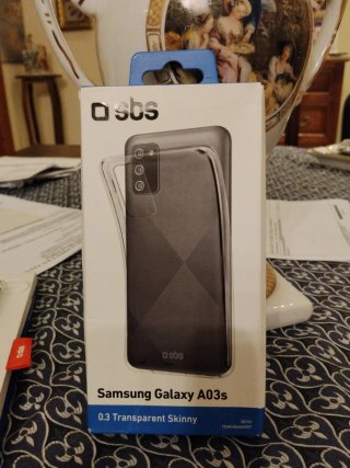 Cover Samsung Galaxy A03s Trasparente Skinny