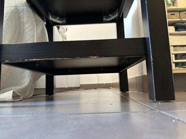 2 Mesitas IKEA HEMNES Negras