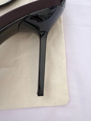 Sandalias tacón fino Zara Talla 41 Negras