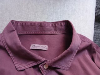 Camisa manga larga burdeos