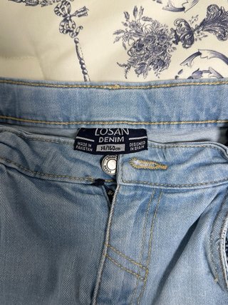 Pantalones cortos vaqueros claros