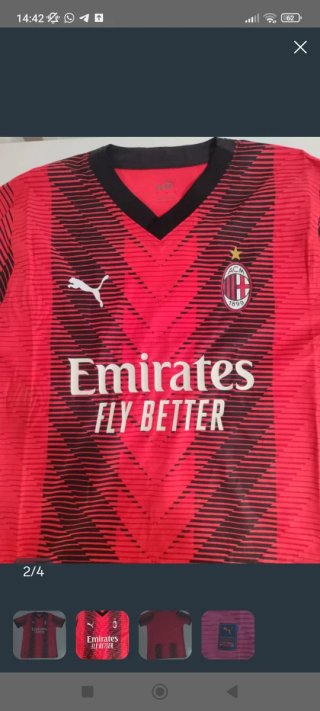 Camiseta Oficial AC Milan Puma Talla M