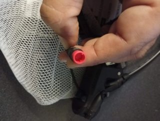 Freno Magura MT5 4 pistoni anteriore tubo 95cm