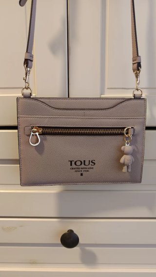 TOUS Bolso Cartera Bandolera Lila Claro | Nuevo