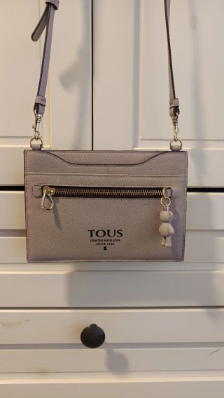 TOUS Bolso Cartera Bandolera Lila Claro | Nuevo