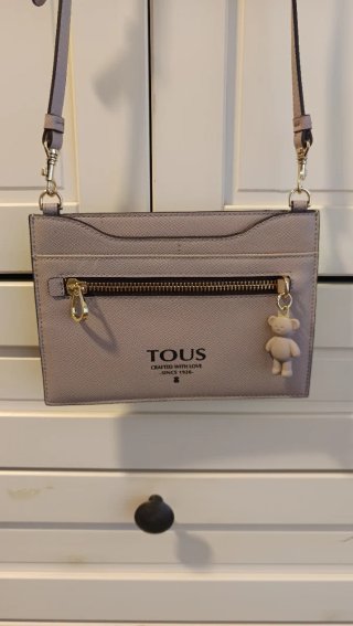 TOUS Bolso Cartera Bandolera Lila Claro | Nuevo