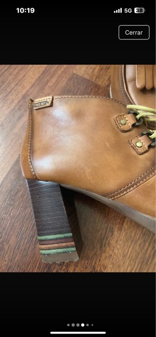 Botines Pikolinos tacón marrones