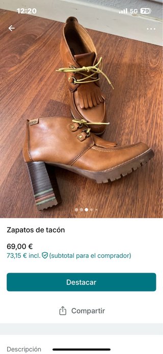 Botines Pikolinos tacón marrones