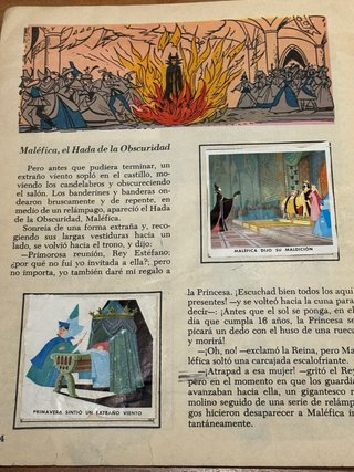 La Bella Durmiente Álbum de Cromos Disney