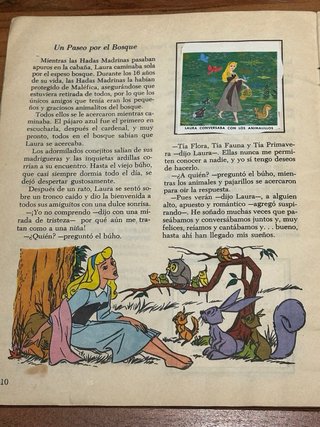 La Bella Durmiente Álbum de Cromos Disney