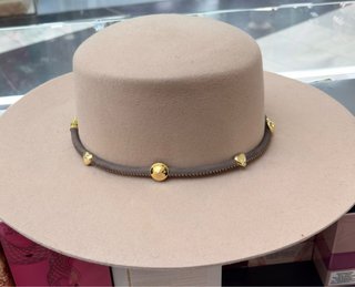 Sombrero Raceu Mujer Lana Media Fieltro Beige