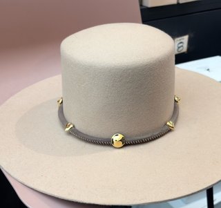 Sombrero Raceu Mujer Lana Media Fieltro Beige
