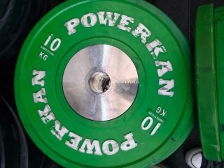 Discos Bumper Powerkan Competición 10 kg
