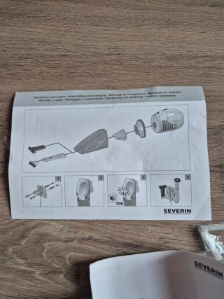 Aspiradora SEVERIN 3 en 1 Batería Recargable